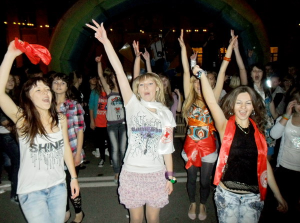 Дубровно, Дубровенский район, волонтеры, танцевальный флешмоб,2012