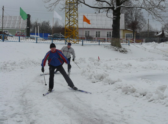 Дубровно, дубровенскій район, погода, лыжня, 2013