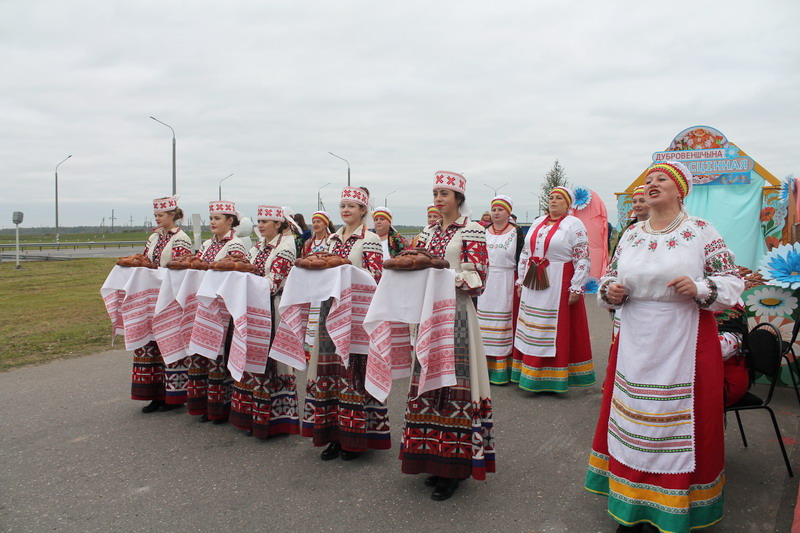 Дубровно, дубровенский, дожинки 2017, встреча
