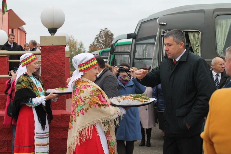 Дубровно, дубровенский, дожинки 2017, встреча