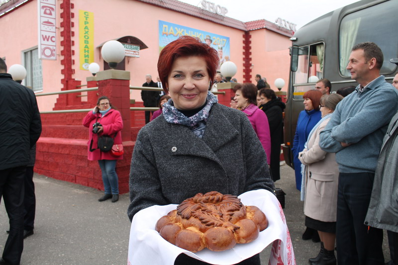 Дубровно, дубровенский, дожинки 2017, встреча