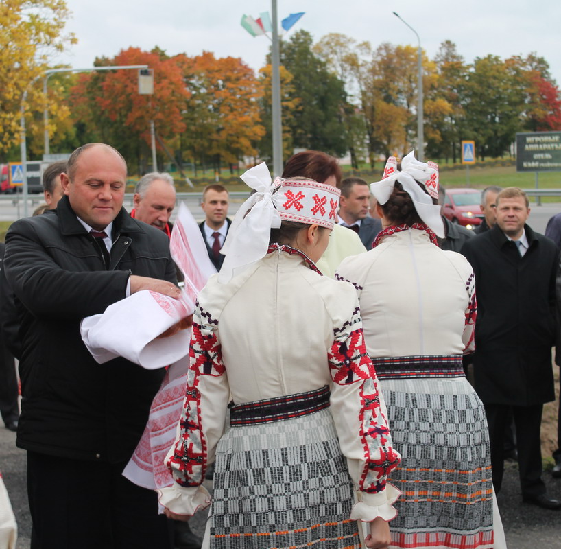 Дубровно, дубровенский, дожинки 2017, встреча