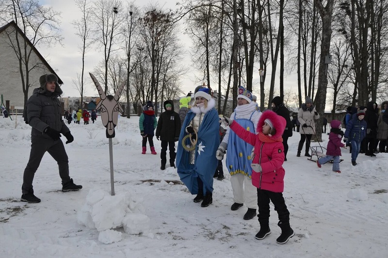 Дубровно, дубровенский, праздник снега