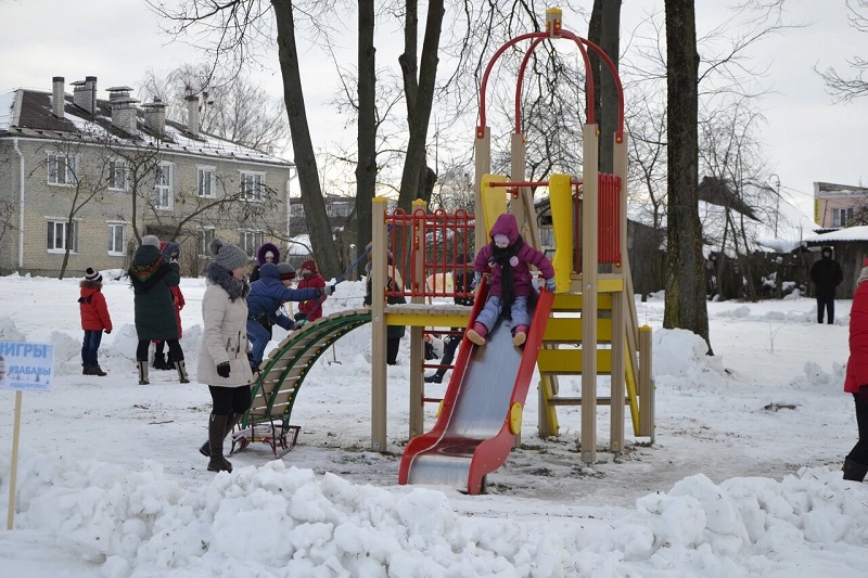 Дубровно, дубровенский, праздник снега