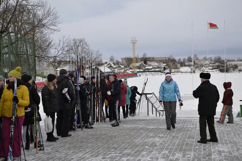 Дубровно, дубровенский, праздник снега