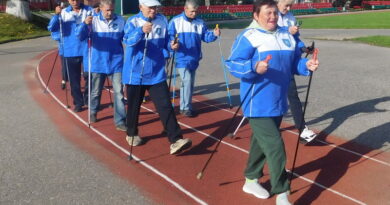 Дубровно, марафон, скандинавская ходьба, День пожилых людей