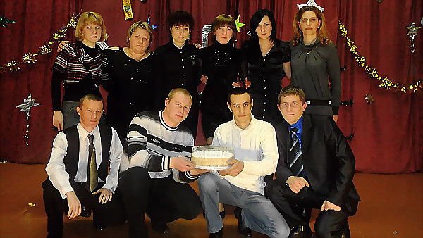 Дубровно, профлицей, школа, КВН, юмор, смех, игра, шутка, Новый год, праздник