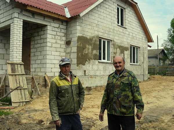 Дубровно, Дубровенский район, село, деревня, агрогородок, жилье, строительство, стройка, строитель, люди, дом, квартира