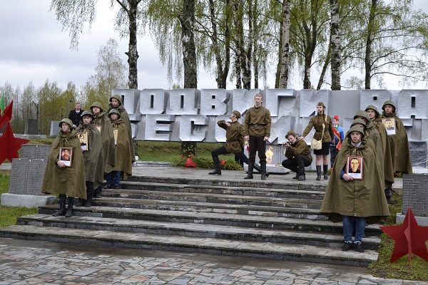 Дубровно, дубровенский, 9 мая, парад