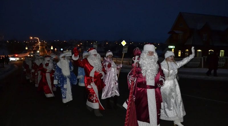 Дубровно, дубровенский, шествие дедов морозов