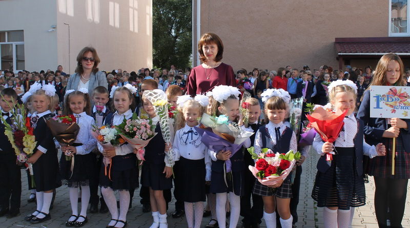 Дубровно,дети, сентябрь первоклассник