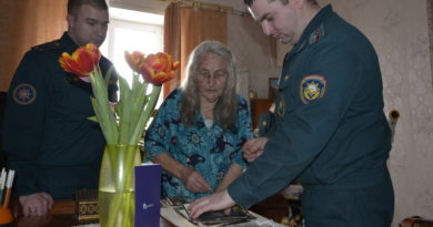 Дубровно, МЧС, весна, ветеран, поздравление