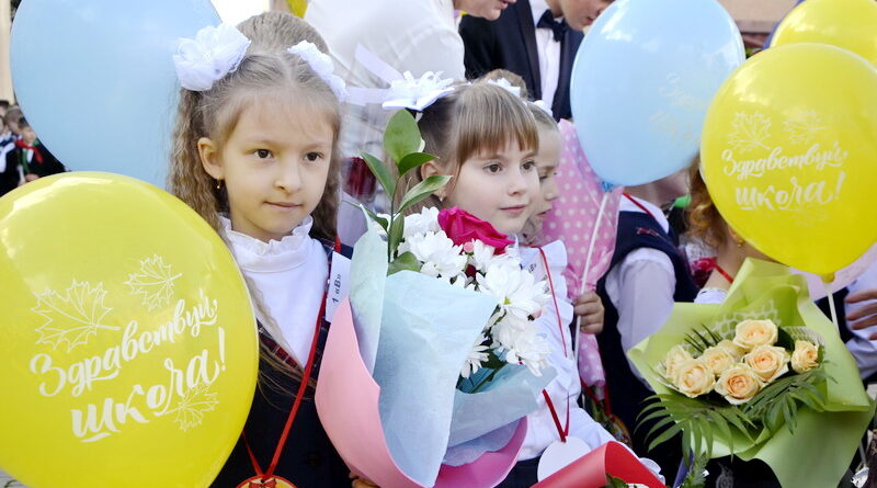 Дуброно, сентябрь, школа, дети, линейки