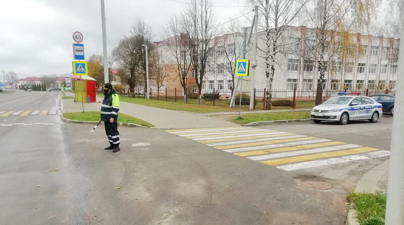Дубровно,ГАИ, акция,пешеход