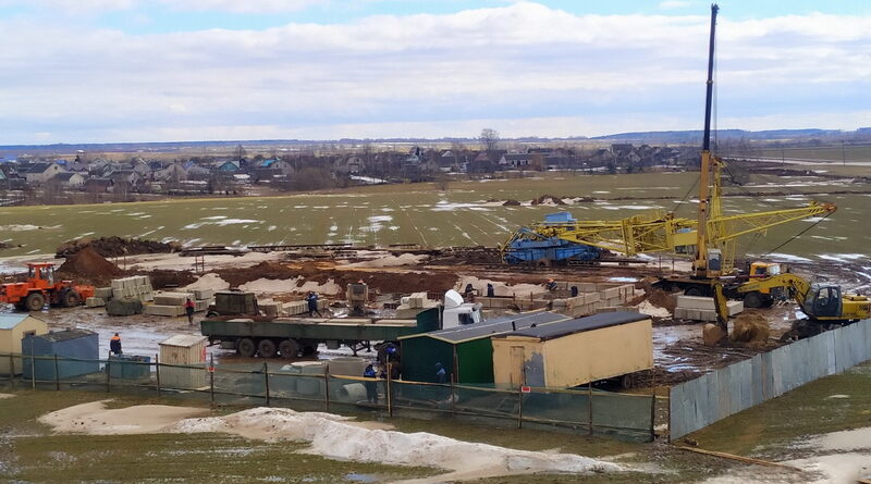 Дубровно, стройка, горгаз
