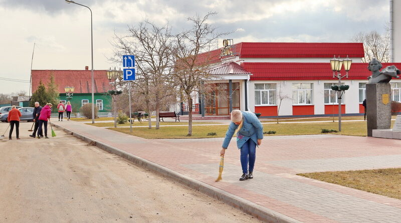 Дубровно, субботник, благоустройство