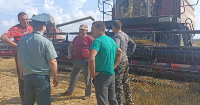 Дубровно, жатва, РОЧС, безопасность