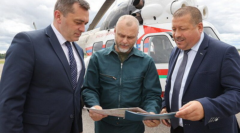 Дубровно, инспекция, вертолет, губернатор