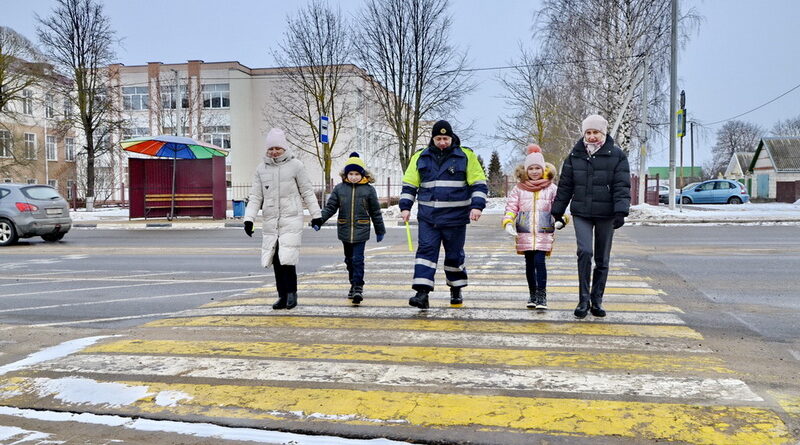 Дубровно,ГАИ,Дети, дорога,фликер, безопасность