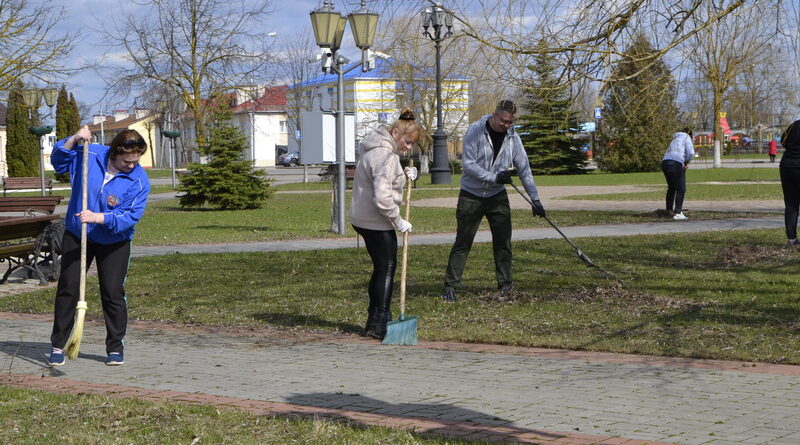 Дубровно, уборка, чистота