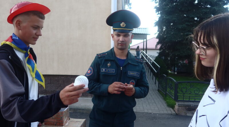 Дубровно,дети, безопасность, акция, РОЧС