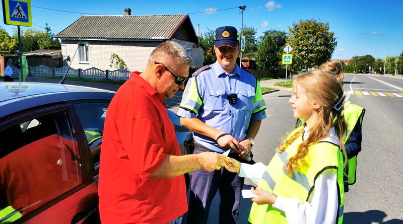 Дубровно, ГАИ, акция, дети, безопасность, ДТП
