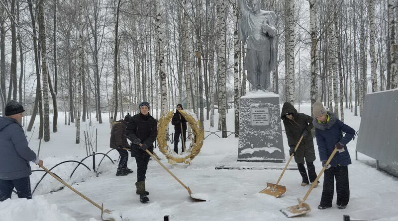 Снег, Дуброно,Осинторф, волонтеры