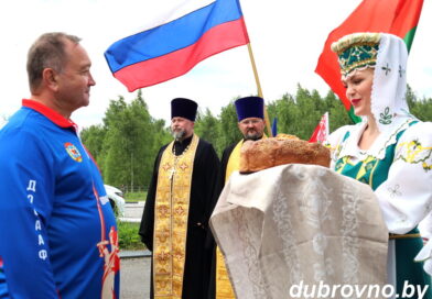 Дубровенщина встретила участников междугородного автопробега