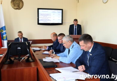 В Дубровенском РИК подвели итоги социально-экономического развития района за истекший период