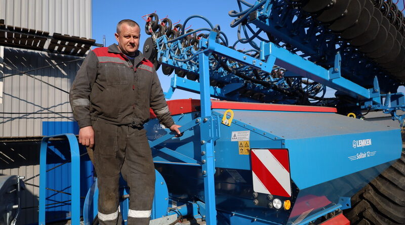 Дубровно, лен, посевная, весна